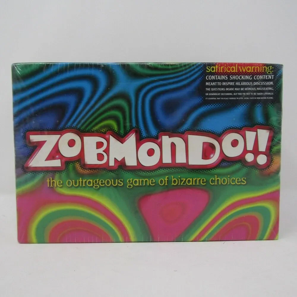 ZobMondo!! The Outrageous Game of Bizarre Choices Adult Party Board Game NEW